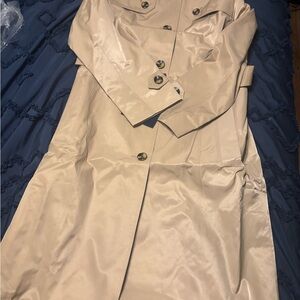 London Fog Cream Trench Coat